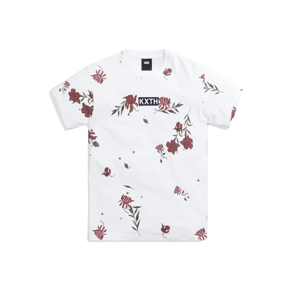 NWT KITH Summer Floral Short Sleeve Tee T-Shirt White Sz XL